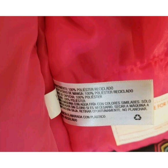 Cat & Jack Hot Pink & Black Rainbow 3 in 1 Jacket Snow Bib Pants set 12mos - Picture 5 of 8